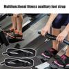 2Pcs Rowing Machine Foot Strap Heavy Duty Adjustable Feet Strap Replacement Multi-functional