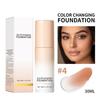 Градиентная жидкая основа Natural Nude Makeup Равномерно осветляет тон кожи Centella Asiatica Foundation Liquid 30 мл