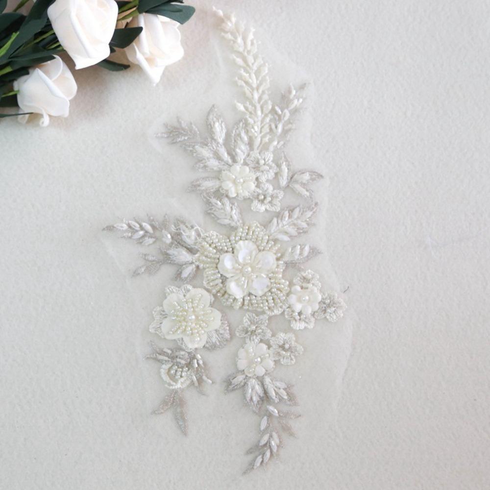 Sequin Embroidery Embroidered Floral Patches DIY Sequins Patches Stage Costumes