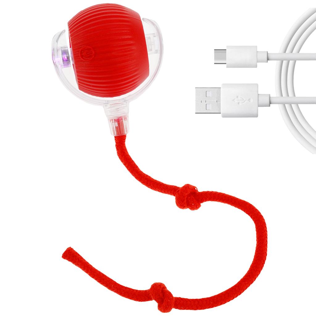 Интерактивная игрушка для кошек Мяч в мешочке Быстро катящийся Прячущийся Автоматически двигающийся Прыгающий Питомец Умная игрушка Интерактивный котенок Комнатный мяч