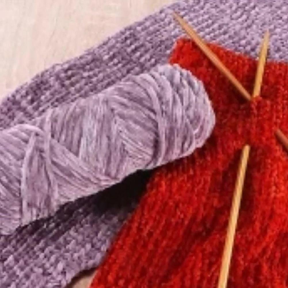 Soft Velvet Macrame Rope Blended Knitting Wool Handicrafts Thread for Scarf Coat Baby Blanket DIY