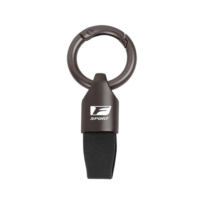 Luxury Men Women Suede/Metal Key Chain Fashion Keychain Key Ring Holder For Lexus LS LC RZ IS350 ES300 GS350 CT200h GX460 LX570