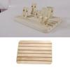 Wood Earring Display Stand Jewelry Holder Earring Card Holder Rings Display Holder Wood Texture Perfect for Card Display