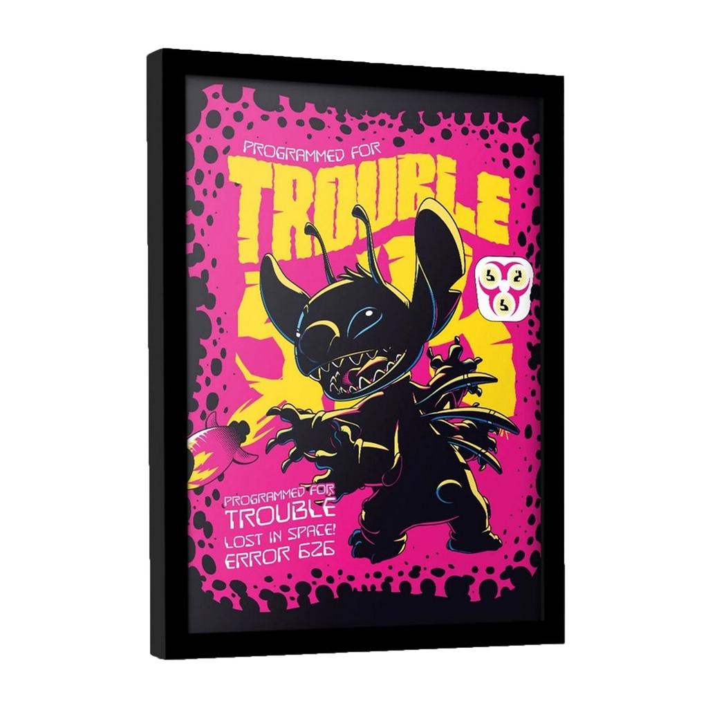 Lilo & Stitch Плакат Comic 2 Stitch в рамке