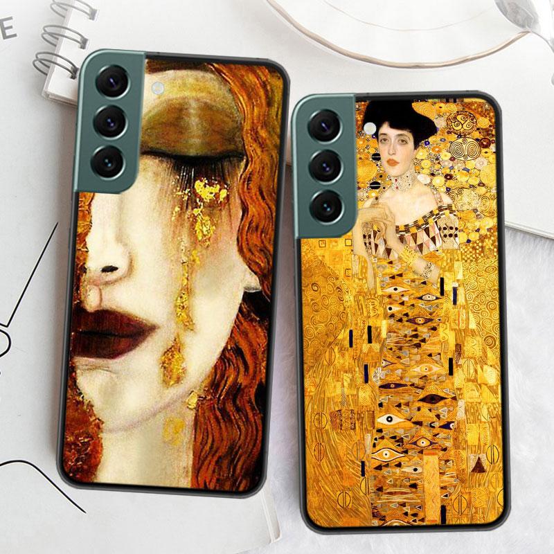 Чехол для телефона 'Поцелуй' Густава Климта Для Samsung A16 A26 A36 A56 Galaxy A02S A12 A52S A13 A23 A33 A53 A54 A34 A24 A14 A22 A32 A