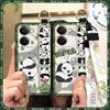 Panda Soft Case Phone Case For Realme P3 Ultra 5G Wristband Cute Shockproof Waterproof Cartoon Anti-knock Phone Holder