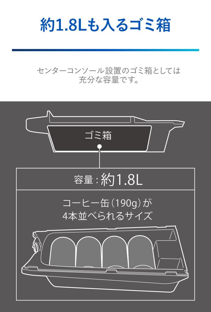 CARMATE Nissan Note Only Can with Center Console Installation Type Compatible with NZ817 [Trash Tray] E13/FE13 [Black]