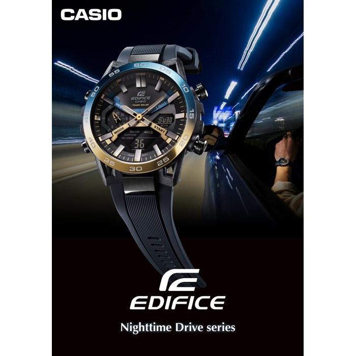 [Casio] Edifice ECB-2000YNP-1AJF Часы Серия Nighttime Drive, На солнечной батарее, Сапфировое стекло, Bluetooth, Мужские, Синий/Градиентный безель