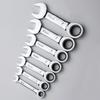 1Pcs 72 Teeth Ratchet Socket Spanner 6-19mm Nut Repair Tool Durable Stubby Single Wrench