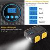 Tire Inflator 12V DC 120W 150PSI Tire Pump w LCD Electric Air Compressor Pump 25L Min Large Air Flow