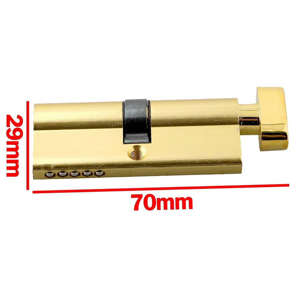 Universal Lock Cylinder Wooden Door Handle Lock Cylinder Indoor Wooden Door Lock Core Household Anti-theft Security Keyed