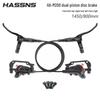 HASSNS Hydraulic Disc Brakes for Mountain Bikes with Metal Brake Pads