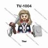 Hot-toys Marvel Мини-фигурка Черная Пантера Дэдпул Росомаха Тор Строительный блок Кирпичик Игрушка Детский подарок