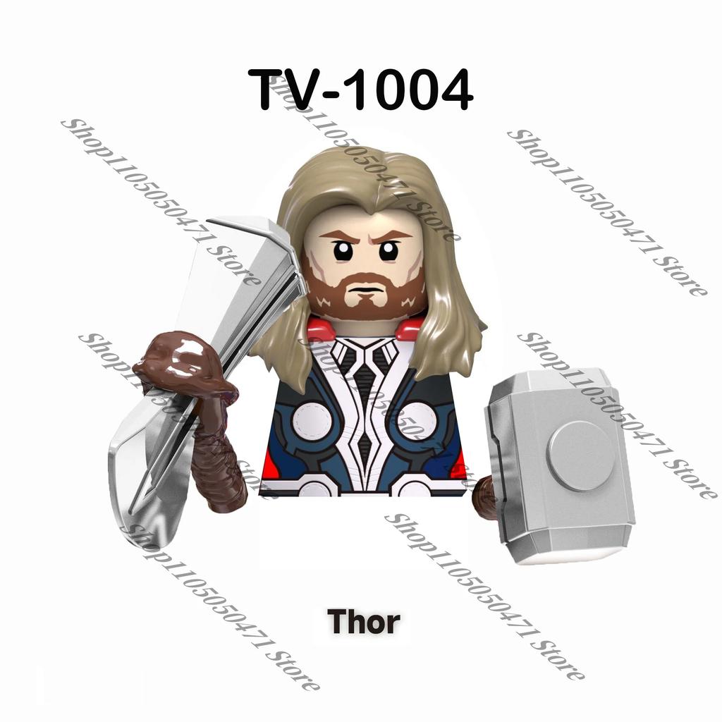 Hot-toys Marvel Мини-фигурка Черная Пантера Дэдпул Росомаха Тор Строительный блок Кирпичик Игрушка Детский подарок