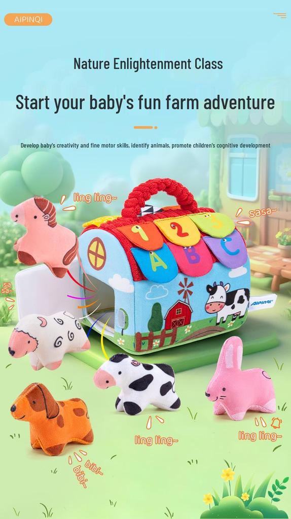 Interactive Baby Farm Playhouse: Educational Role-Playing Toy for Early Learning
