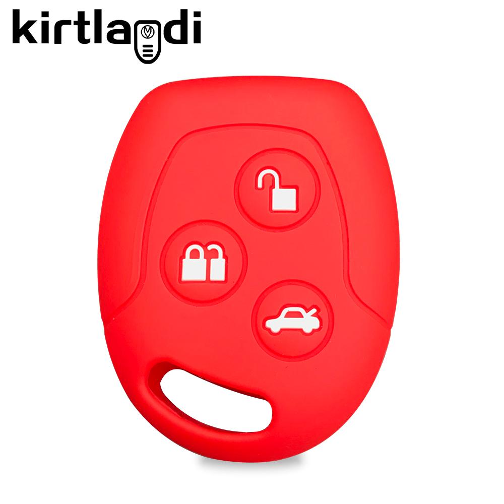 Силиконовые колпачки на кнопки чехол кейс брелок для ключа автомобиля ford transit custom mondeo mk4 fiesta mk7 focus mk2 c max fusion Ka ikon