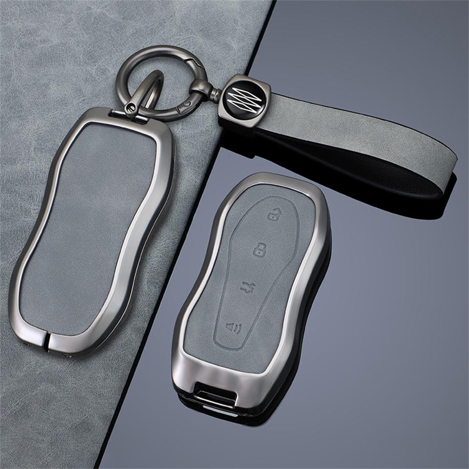 Чехол для автомобильного ключа, держатель, защитная оболочка для Geely New Emgrand GS X6 SUV EC7, аксессуары для стайлинга автомобиля, брелок с пряжкой