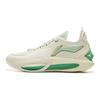 Li Ning JB3 Покрытие Защита от заваливания Низкие Баскетбольные кроссовки Мужские Слоновая кость ABAU107-2