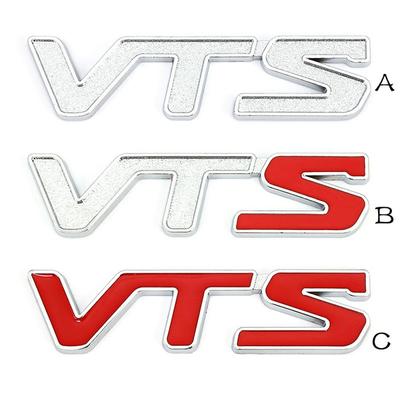 3D металлические наклейки для автомобиля, логотип VTS, эмблема, значок, наклейки на багажник для Citroen C2 C3 C4 C5 Berlingo Elysee Quatre Saxo C4L Xsara Picasso
