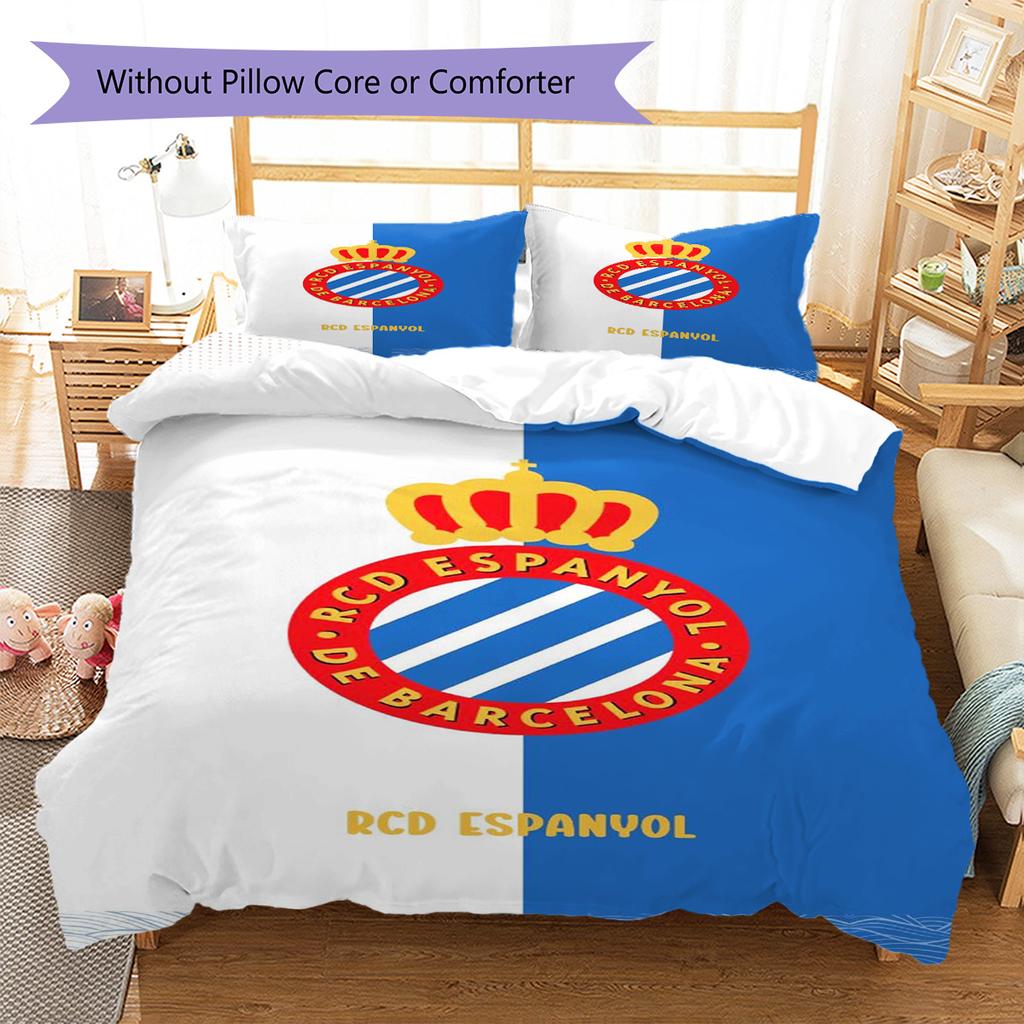 Espanyol Pattern Bedding Set Quilt Cover Pillowcase Home Decor Gift (1 * duvet cover + 2 * pillowcase, without core)