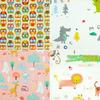 7 Owl Fabric Cute Animal Cut for Handmade 46x56cm Scraps, Design, Cloth, Crafts, Patchwork,