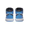 Детские кроссовки Air Jordan 1 Retro High OG PS UNC Toe Blue University-Blue Black FD1412-400