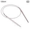 120cm Circular Knitting High Quality Knitting Needles Stainless Steel Crochet Needle Crocheting