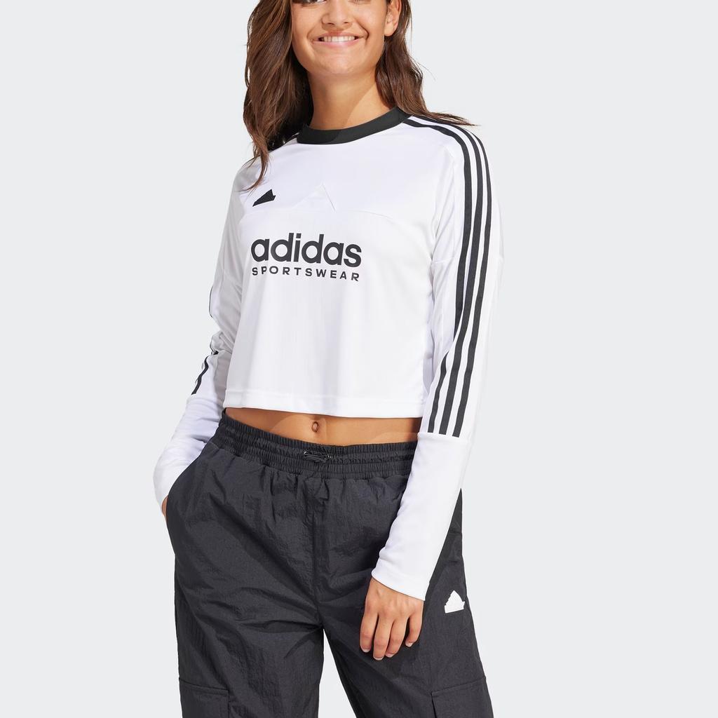 adidas Женская футболка с рукавом реглан Белая IP1697