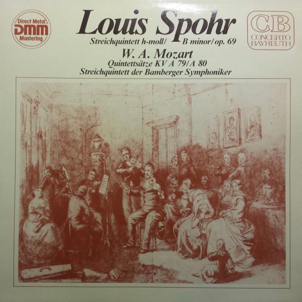 LP Record STREICHQUINTETT DER BAMBERGER SYMPH - Spohr: Streichquintett H-moll Op. 6 CB16002 Concerto Bayreu 1983 Germany Classical Used