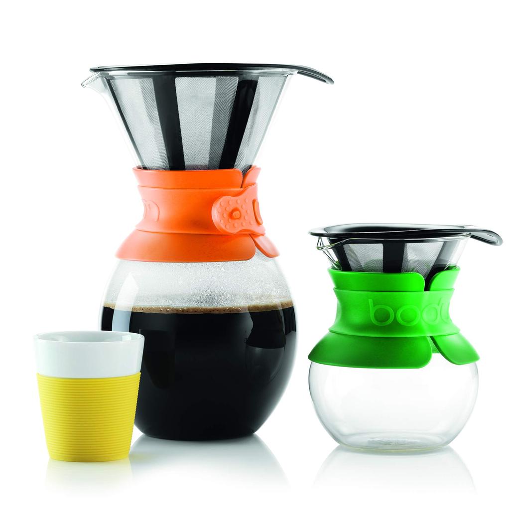 Bodum Pour Over Coffee Maker with Replaceable 51 Black Filter, Oz. 11593-01 [Parallel Import]