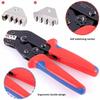 Crimping Pliers Ratcheting Crimping Tool Set For Open Barrel Molex JST TE Terminals & EPC PCIE SATA Pins SN-58B