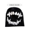Women Hat Knitting Beanies Goth Tooth Caps Men Y2k Streetwear Winter Fashion Pullover Kpop Harajuku Vintage Warm Hip Hop Unisex
