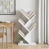 Tree Bookshelf 4 Tier 30 x 18 x 60 cm Engineered Wood White