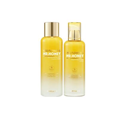 Мисс Флауэр и мистер. Тоник Honey Essence 190 мл и лосьон 150 мл, набор из 2 предметов Здоровая кожа