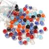 10 наборов/лот Глазурованные бусины Lampwork для изготовления украшений своими руками Браслет Ожерелье Аксессуары Песочные Светящиеся стеклянные бусины Россыпью Круглые бусины