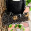 1 Pcs Bird Figurine Tree Hugger Decor Hanging Resin Ornaments Garden Statue Creative Simulation Animal Yard Wall Decoration