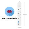 UK Tuya WiFi Smart Power Strip Удлинитель Розетка Вилка 2 USB порта 1 Type-C Пульт дистанционного управления Работает с Google Home Alexa Dot Office