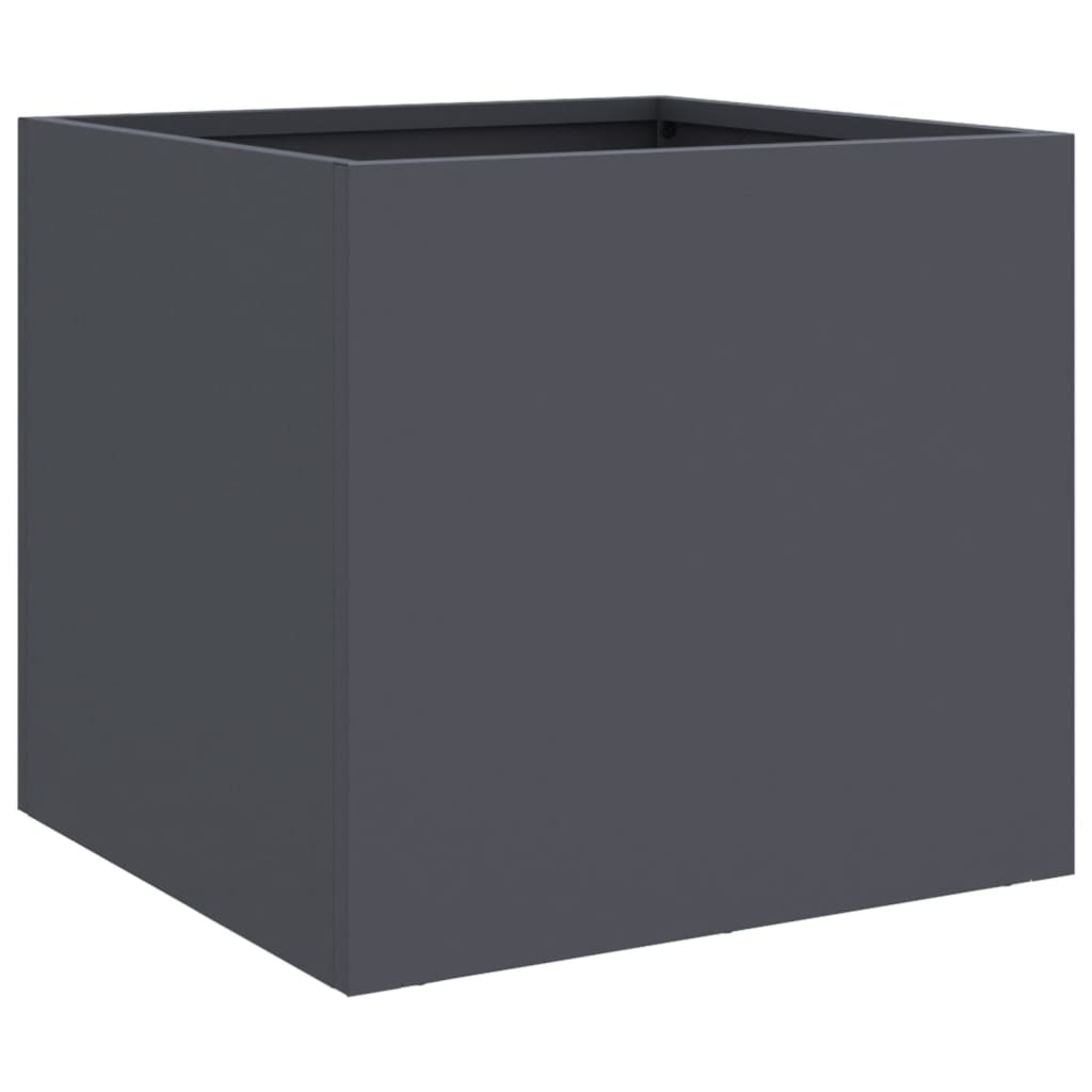 Plant Pot Anthracite 32 x 30 x 29 cm Steel
