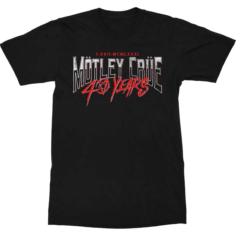 Motley Crue Unisex TShirt 40 Years