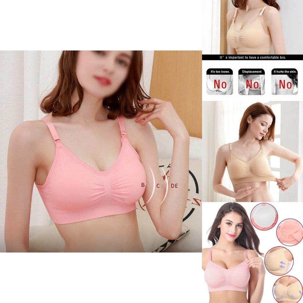 Seamless Maternity Nursing Bra Ultra-smooth And Soft Wirefree Breastfeeding Lingerie For Comfort