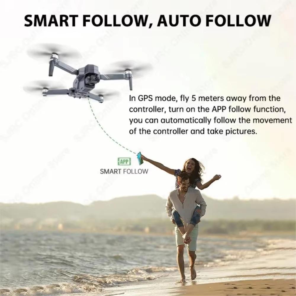 Новый F11S 4K PRO Drone 4K Professional Gimbal Obstacle Avoidance EIS HD 2-осевой Gimbal GPS 5G WiFi 3KM RC Distance FPV Drone Brushless Quadcopter Toy