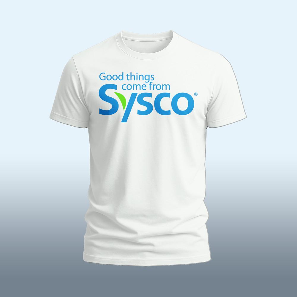 SYSCO Food And Service logo funny T-Shirt Size S-5XL Made in USA Unisex T-Shirt