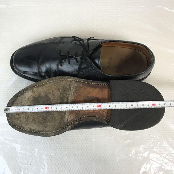 Винтажные туфли Allen Edmonds Hillcrest 360° Goodyear Welt Swirl Moc 1980-х-1990-х годов Размер 9.5EEE 27.0-27.5см Черный(ИСПОЛЬЗОВАЛ)