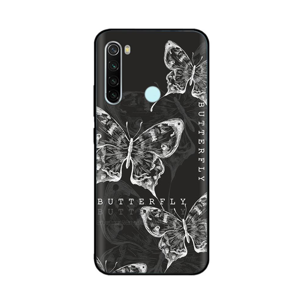 Для Xiaomi Redmi Note 8T Чехол с узором Полная защита Мягкий жидкий силикон Мультяшный чехол для Redmi Note 8T Note8T Оболочка Fundas