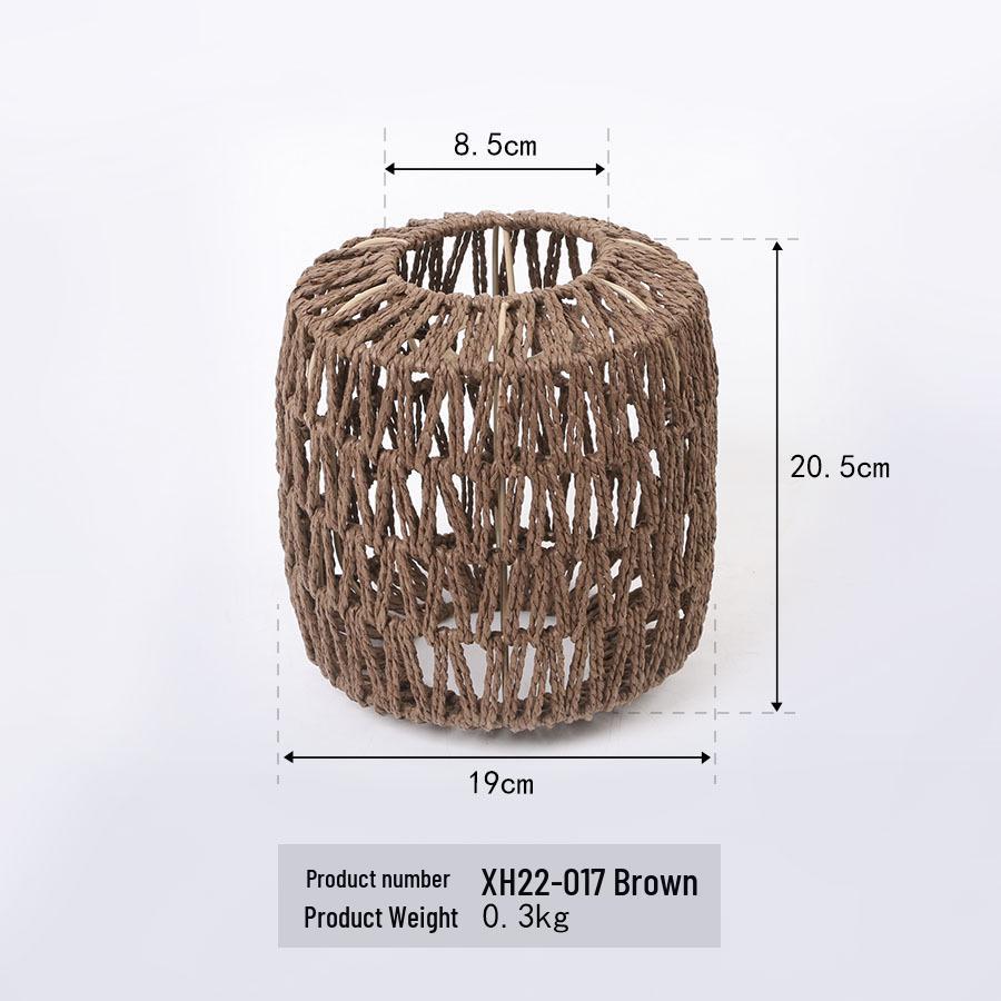 Handmade Woven Pendant Lampshades for Restaurants and Homestays