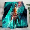 Cyberpunk Soldier  Blanket Soft Comfortable All Seasons Perfect Sofa Office Naps Trips Birthday Christmas Gift