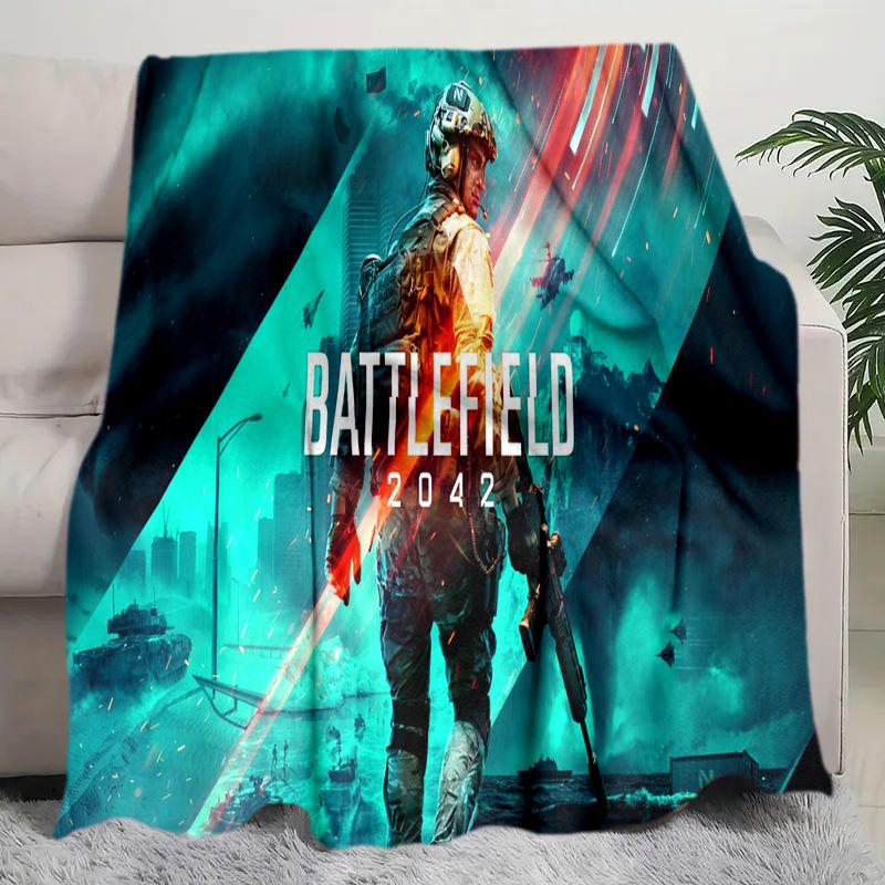 Cyberpunk Soldier  Blanket Soft Comfortable All Seasons Perfect Sofa Office Naps Trips Birthday Christmas Gift