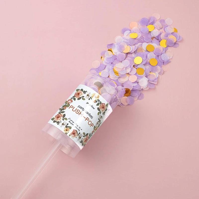 1 шт. - Мини-спрей Tui Tui Le в виде цветочной трубки Свадьба, Вечеринка по случаю дня рождения, Трубка с фейерверками, Цветная бумажная стружка, Праздничная вечеринка, Маленький огонь