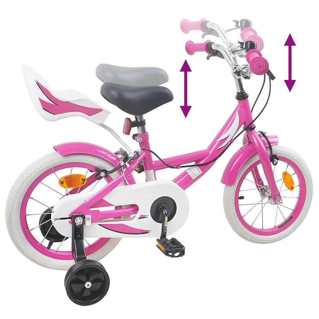 Kids Bike 14 Inch for Ages 3 5 Pink