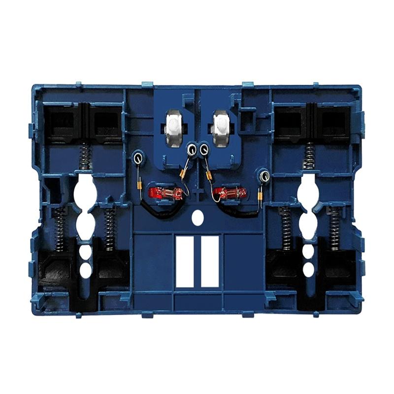 Стандартная USB-розетка ЕС, серая встроенная панель, 2,1 А, двойной USB-порт, переменный ток 110-250 В, британская настенная розетка, универсальная розетка с 5 отверстиями